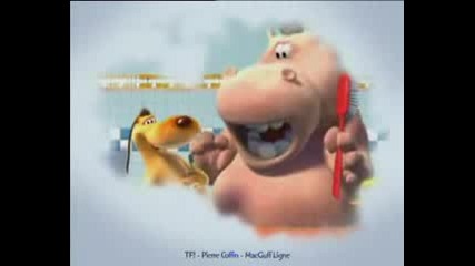 Hippo and Dog - Миене на зъби 