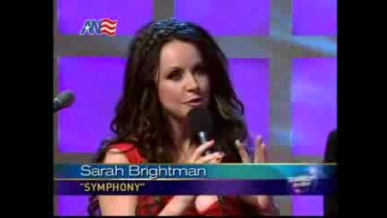 Sarah Brightman - Presenting her new album Symphony at The Early Show on CBS