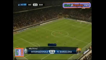 Inter - Barcelona 3 - 1 (3 - 1, 20 4 2010) 