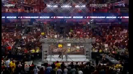 Batista vs Randy Orton Steel Cage Match