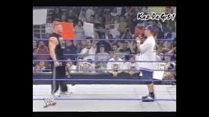 Wwe Smackdown 2003 John Cena Disses Brock Lesnar And Attacks Chris Benoit
