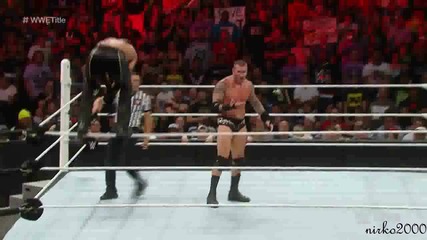 Randy Orton vs Seth Rollins-wwe World Heavyweight Championship match: Първична сила 10.08.2015