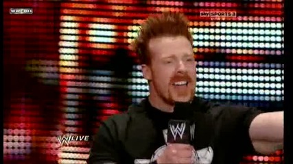 Wwe Raw Sheamus interrupts John Cenas Over the Limit announcement 