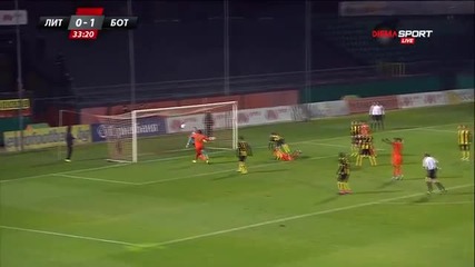 Литекс - Ботев Пловдив 2:1 /първо полувреме/