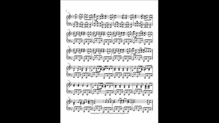 Taio Cruz - Dynamite (piano Sheet Music) 