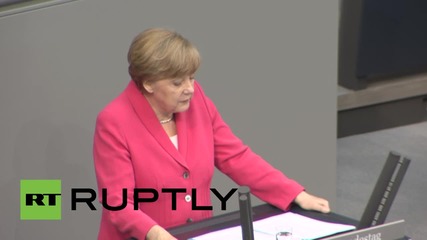 Germany: MPs heckle Merkel as Bundestag Greece debate opens