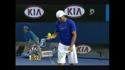 Nadal Vs Federer (funny Point)