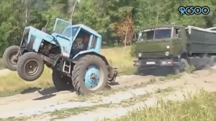 Руски Тракторист - Супер Компилация