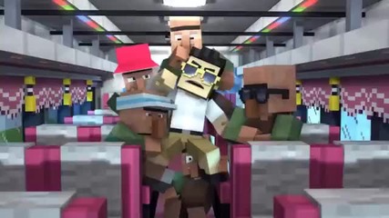 -u0027minecraft Style-u0027 - A Parody of Psy-u0027s Gangnam Style (music Video)