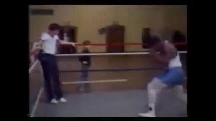 Mike Tyson training