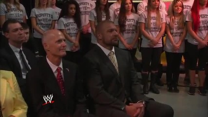 Stephanie Mcmahon speaks at the Wwe Performance Center opening day press conference