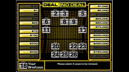 Deal or No Deal game - Сделка или не игра