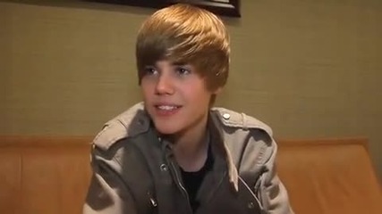 Justin Bieber Backstage At The Oprah 