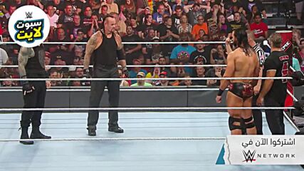 اتحاد أندرتيكر ورومان باكستريم رولز – WWE سبوتلايت
