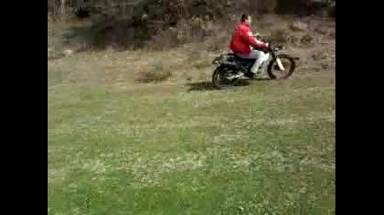 pyrvi test drive Suzuki Dr 250 