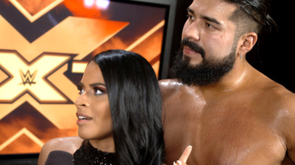 Andrade "Cien" Almas and Zelina Vega brag that Cezar Bononi cannot beat Almas again: WWE.com Exclusive, Sept. 6, 2017