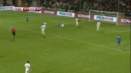 ВИДЕО: Словакия – Украйна 0:0