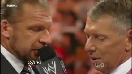 Triple H returns & Vince Mcmahon is Fired - Wwe Raw 7/18/11