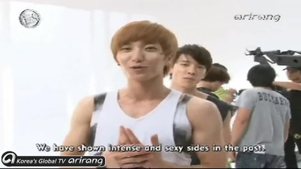Super Junior - No Other / 27.07.2010 Music Video Making on Arirang Showbiz Extra Part1 / 