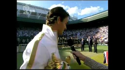 Федерер шампион на Wimbledon :( - цялото награждаване