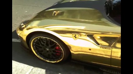 Gold Ferrari 599 Hamann