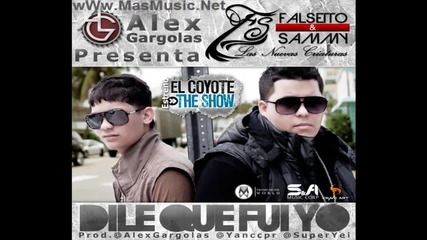 * Превод * Reggaeton 2012 Falsetto y Sammy - Dile Que Fui Yo