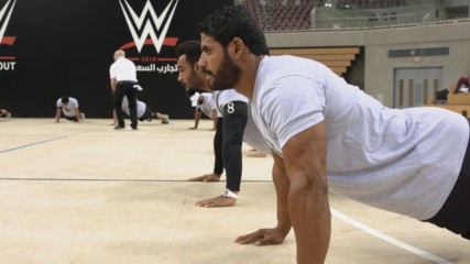 Behind the scenes of WWE Day One tryouts in Saudi Arabia