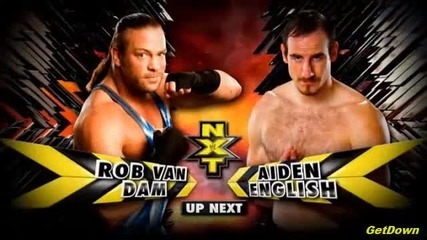 Aiden English vs. Rob Van Dam w/ Ricardo Rodriguez - Wwe Nxt 10.10.2013
