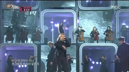 151231 160101 B.a.p - Warrior + Young, Wild & Free @ Mbc Gayo Daejejun