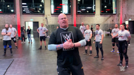 See how WWE hopefuls begin a WWE tryout
