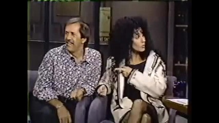 Sonny And Cher on David Letterman Show (1986) Part 1