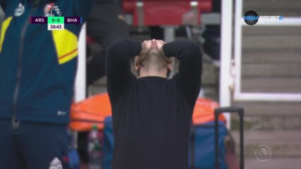 Арсенал - Брайтън 0:0 /първо полувреме/