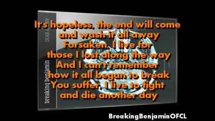 Breaking Benjamin - Fade Away (lyrics) 