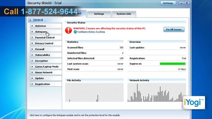 Customize Security Shield 2010 in Windows® 7