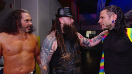 Jeff Hardy comes face-to-face with "Woken" Matt Hardy and Bray Wyatt: Raw April 9, 2018