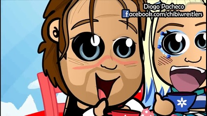 Wwe Анимациа - Dean Ambrose and Bayleys First Date ( Chibi Wrestlers | Wwe Animation)