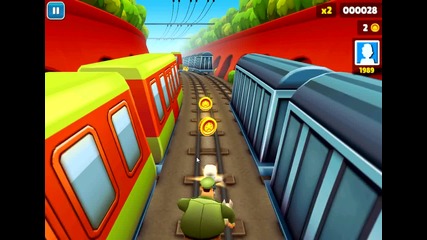 Subway Surfers Epizode #5 (извинете,че е малък но играя от 1 ден)