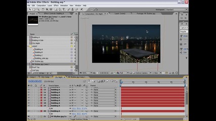 Уроци Adobe After Effects - 3d City