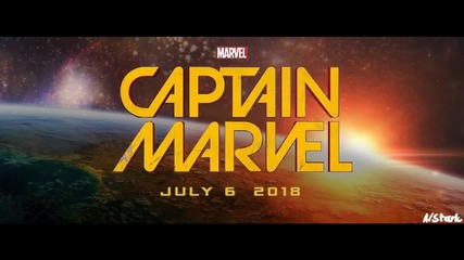 Фенско лого на предстоящия филм Капитан Марвел (2018)