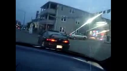 Mitsubishi Eclipse & Acura Integra на Магистралата 