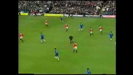 Челси 5 - 0 Манчестър Юнайтед 2001г.