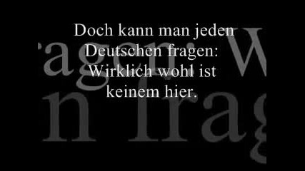 Hassgesang - An den Kanzler