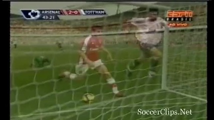 Arsenal - 2 - 0 - Tottenham - Fabregas 