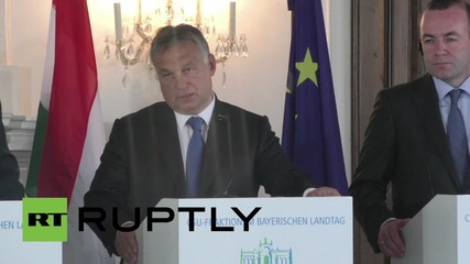 Германия: "Аз съм баварският пазител на границите" - Орбан