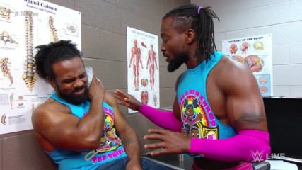 Kofi Kingston checks on Xavier Woods: SmackDown LIVE, April 30, 2019