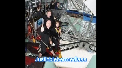 Justin Bieber Bungee jumping !