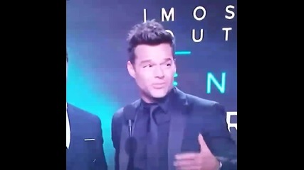 Ricky Martin thanks to Australia- Logie Awards, Melbourne, Australia-3.05.2015