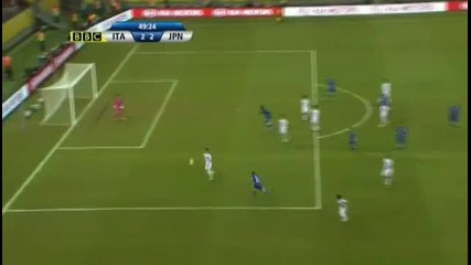 Confederations Cup Italy vs Japan 2-2 Uchida 50' own goal