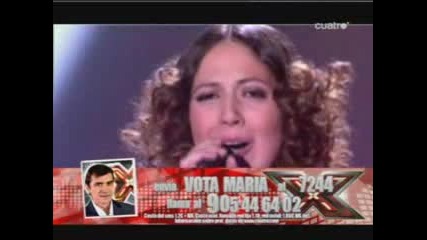 Maria -Factor X - Tu Recuerdo De Ricky Martin