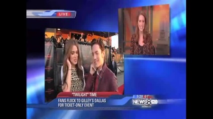 Wfaa News 8_ Breaking Dawn Cast & Concert Tour, Dallas